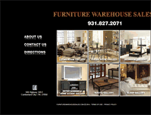 Tablet Screenshot of furniturewarehousesales.com